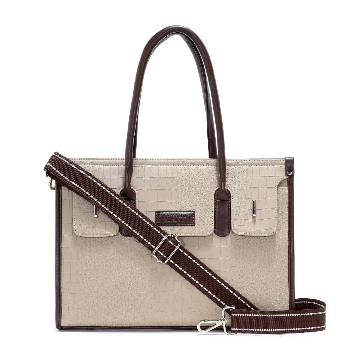 The Classic Benett Tote Bag - Walnut Beige