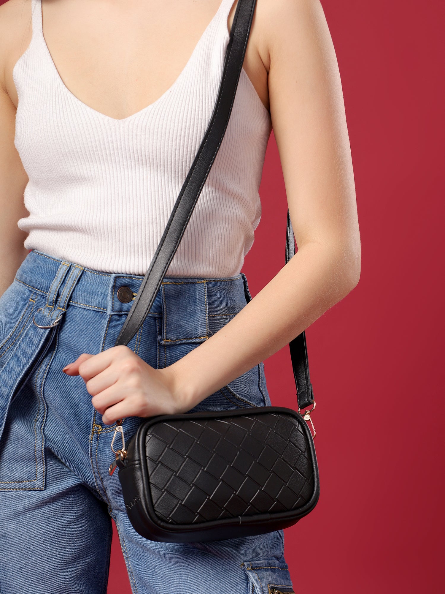 Everyday Carry Emboss Sling Bag. (2 in 1)