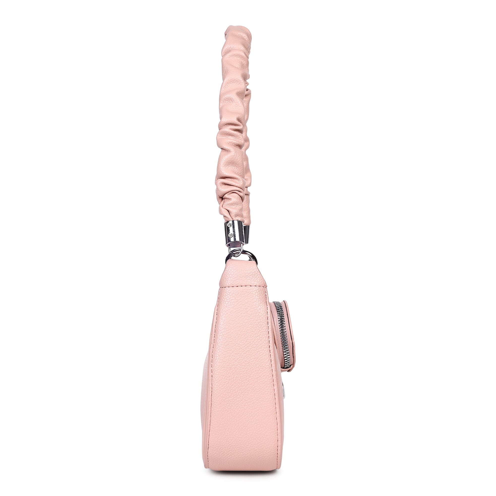 Brown Alica Tote Bag with Pink Mia Shoulder Bag