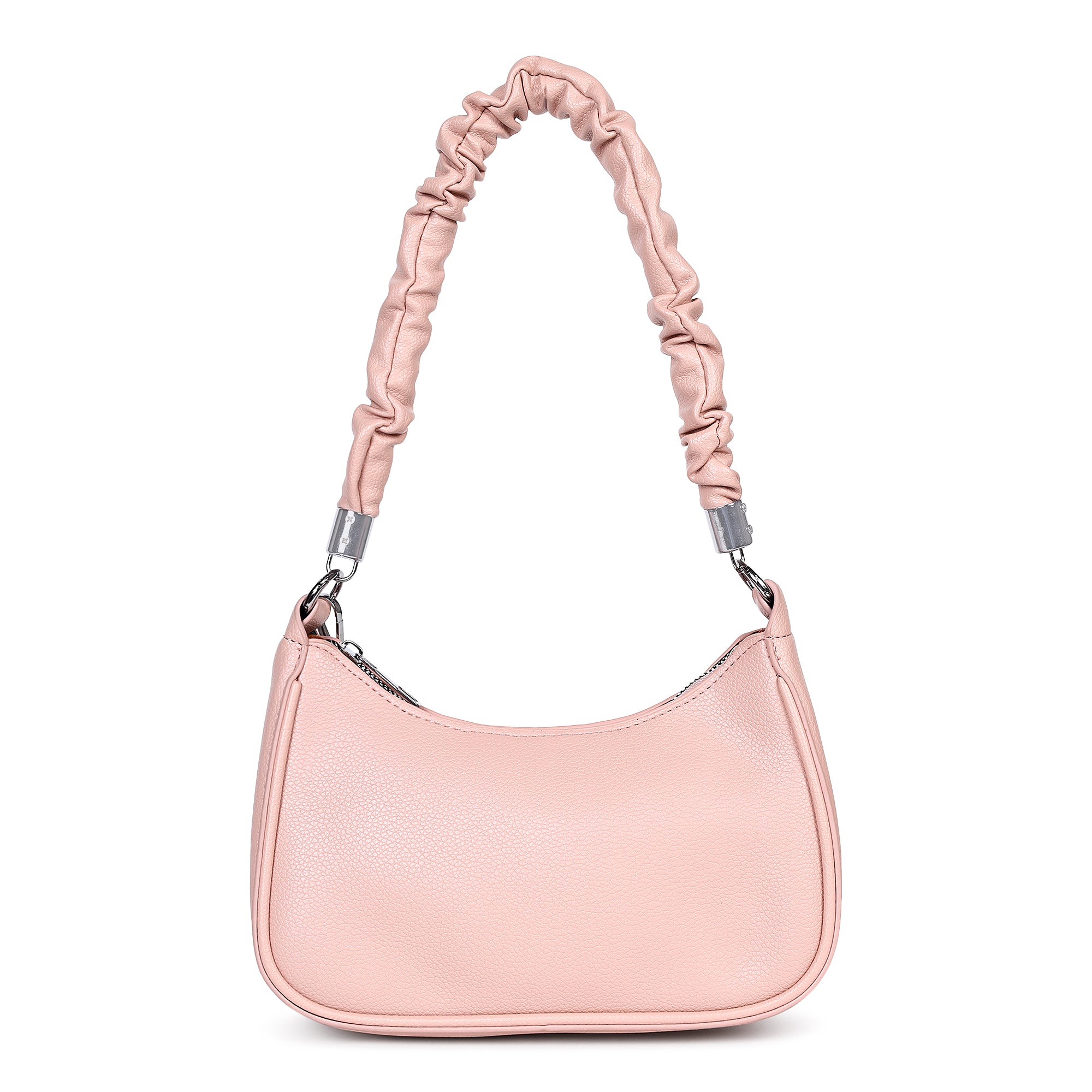 Brown Alica Tote Bag with Pink Mia Shoulder Bag
