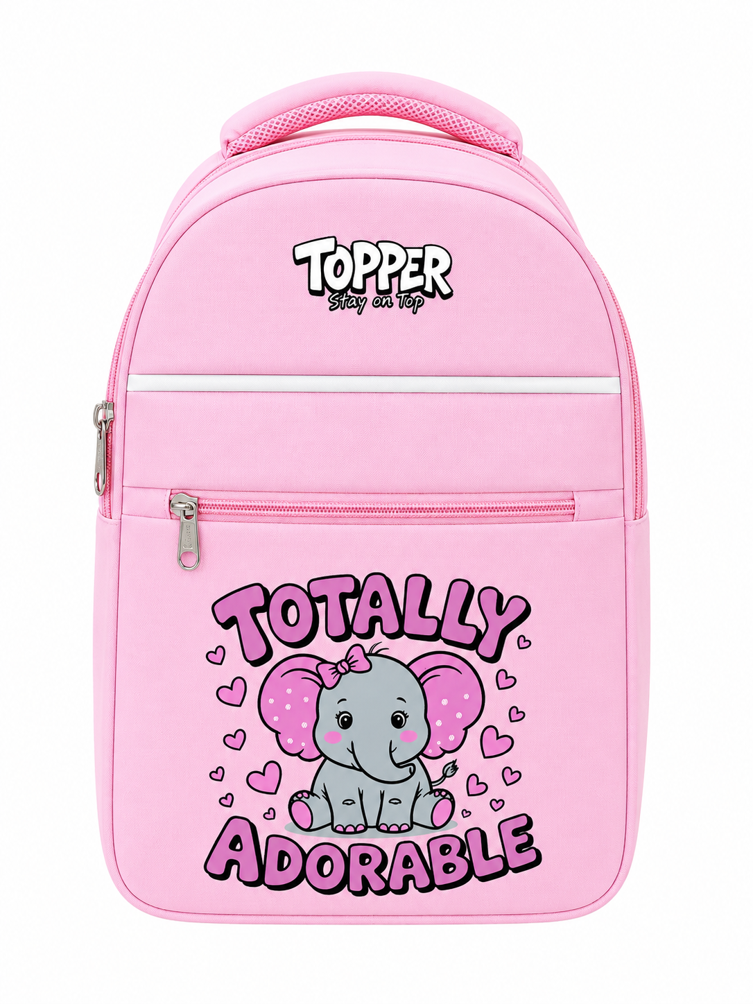 Baby Pink Adorable Elephant School Bag