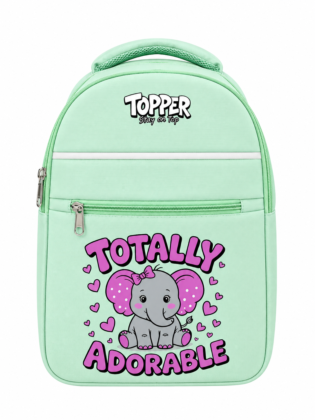 Mint Green Adorable Elephant School Bag