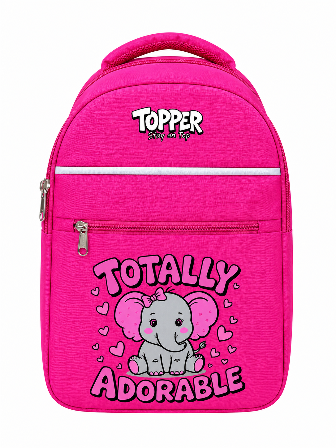 Hot Pink Adorable Elephant School Bag