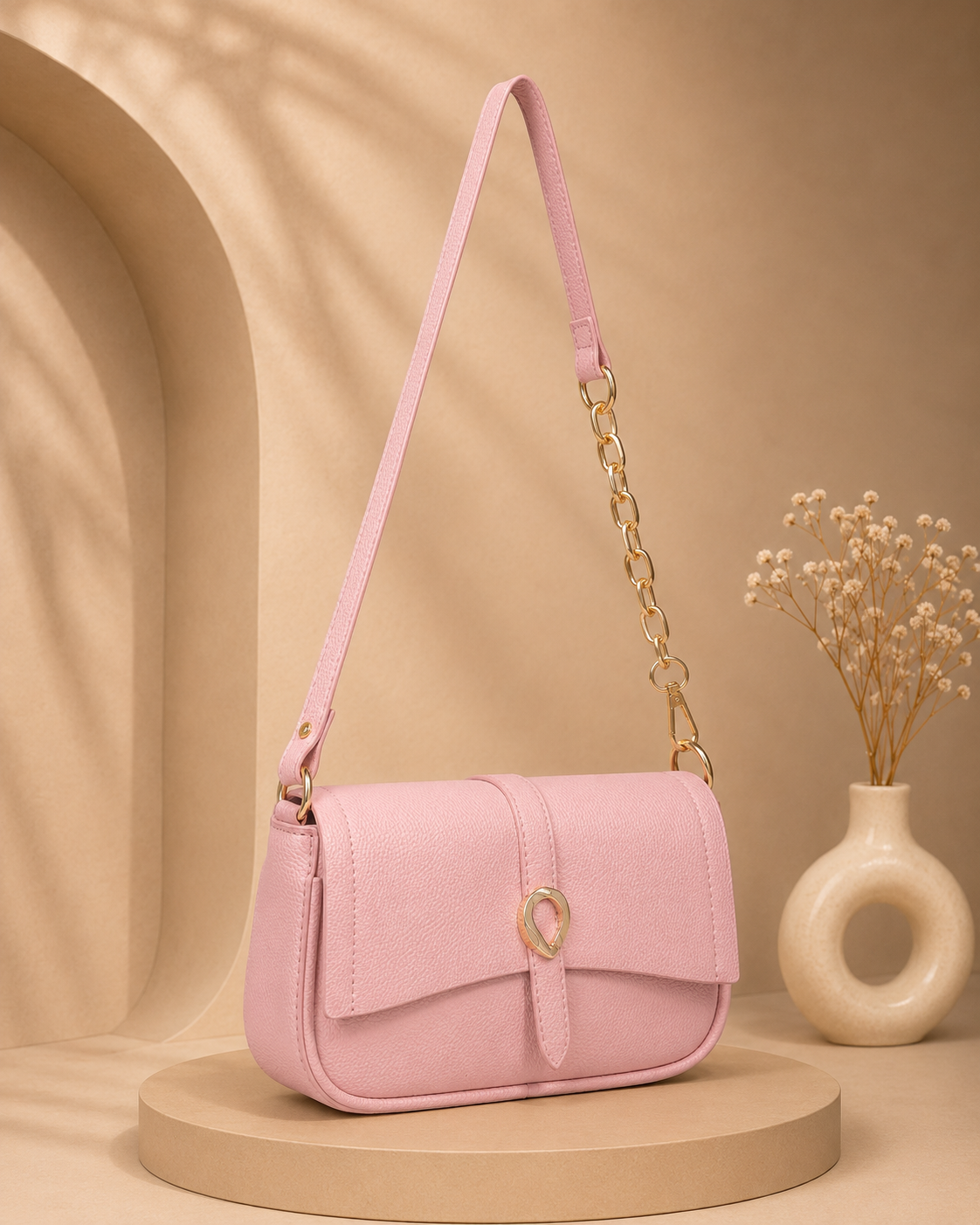Pretty Pink Pamela Sling/Shoulder Bag