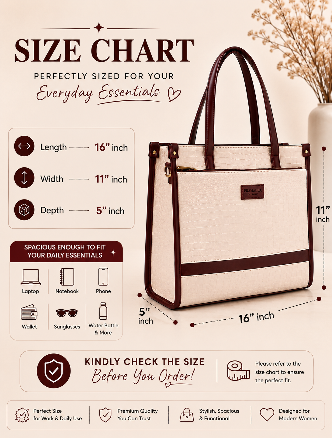 Madona Tote Bag (16" inch)