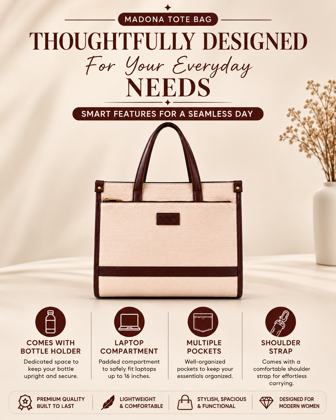Madona Tote Bag (16" inch)