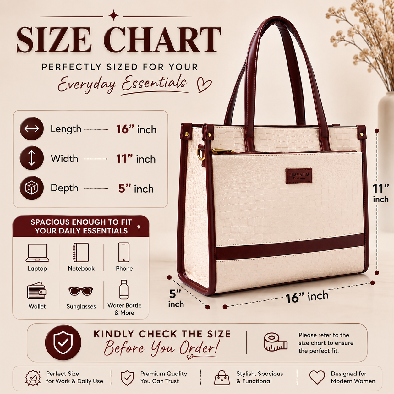 Madona Tote Bag (16" inch)