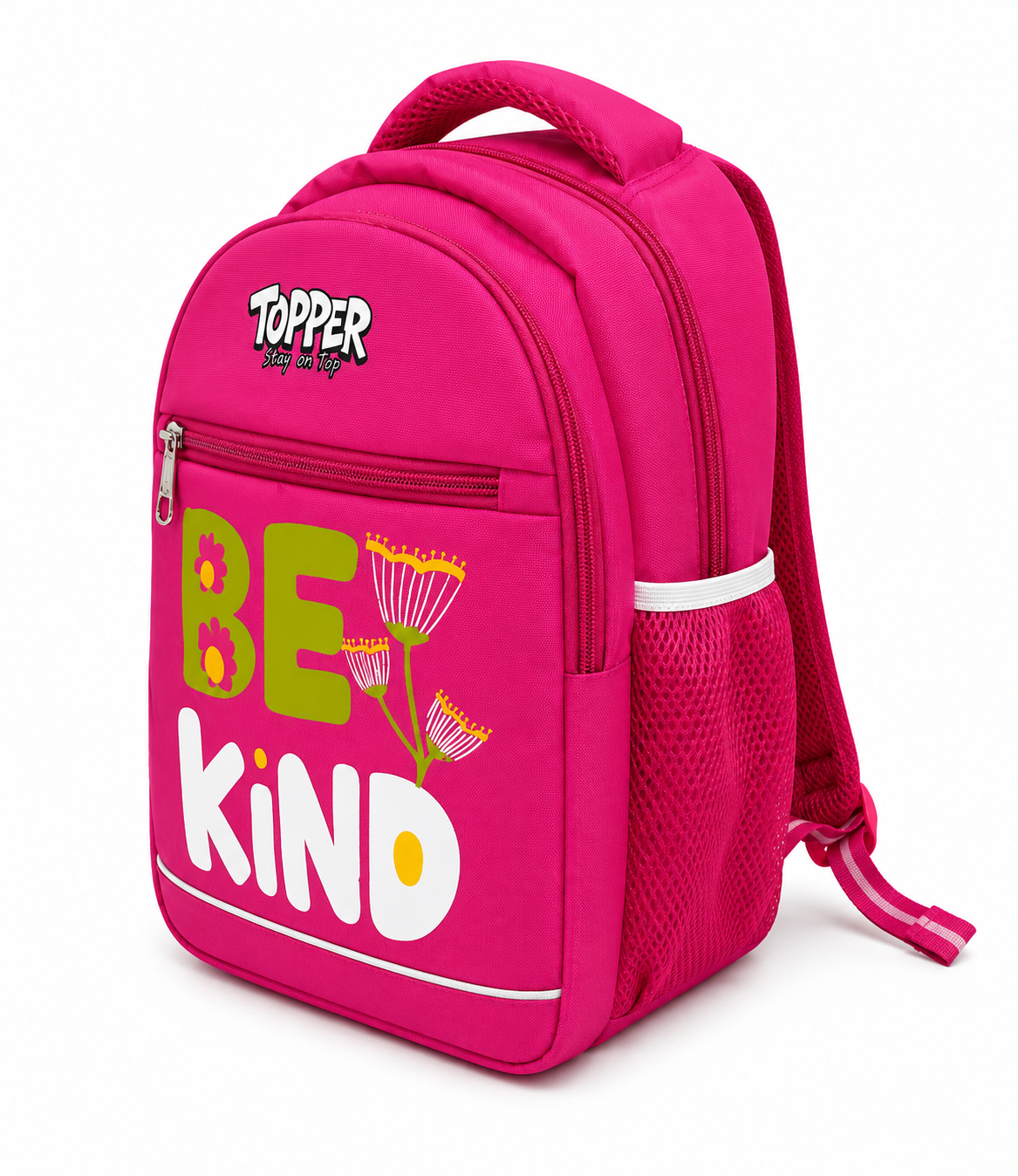 Hot Pink Be Kind School Backpacks