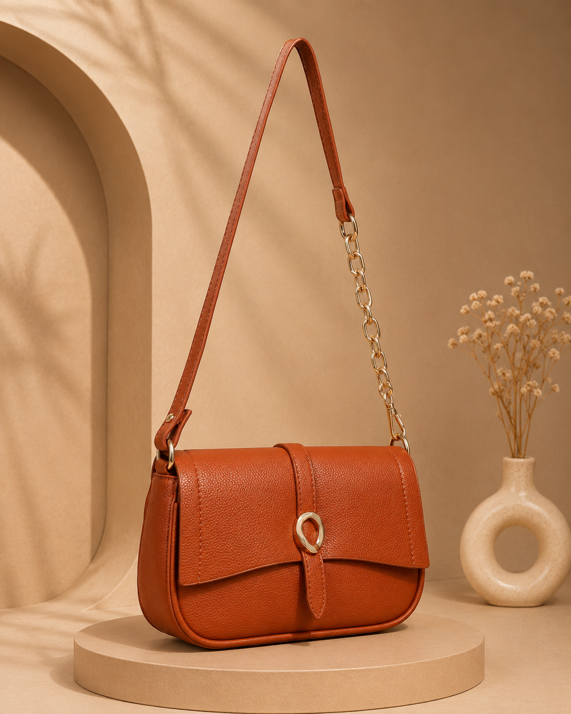 Classic Tan Pamela Sling/Shoulder Bag