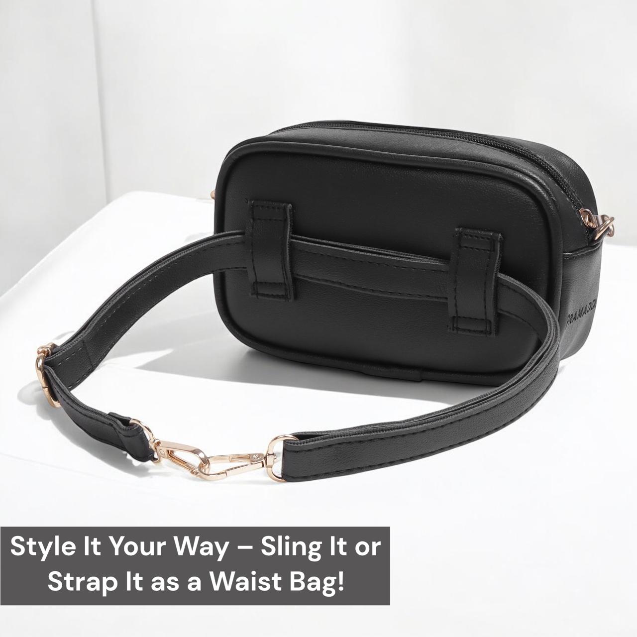 Everyday Carry Emboss Sling Bag. (2 in 1)