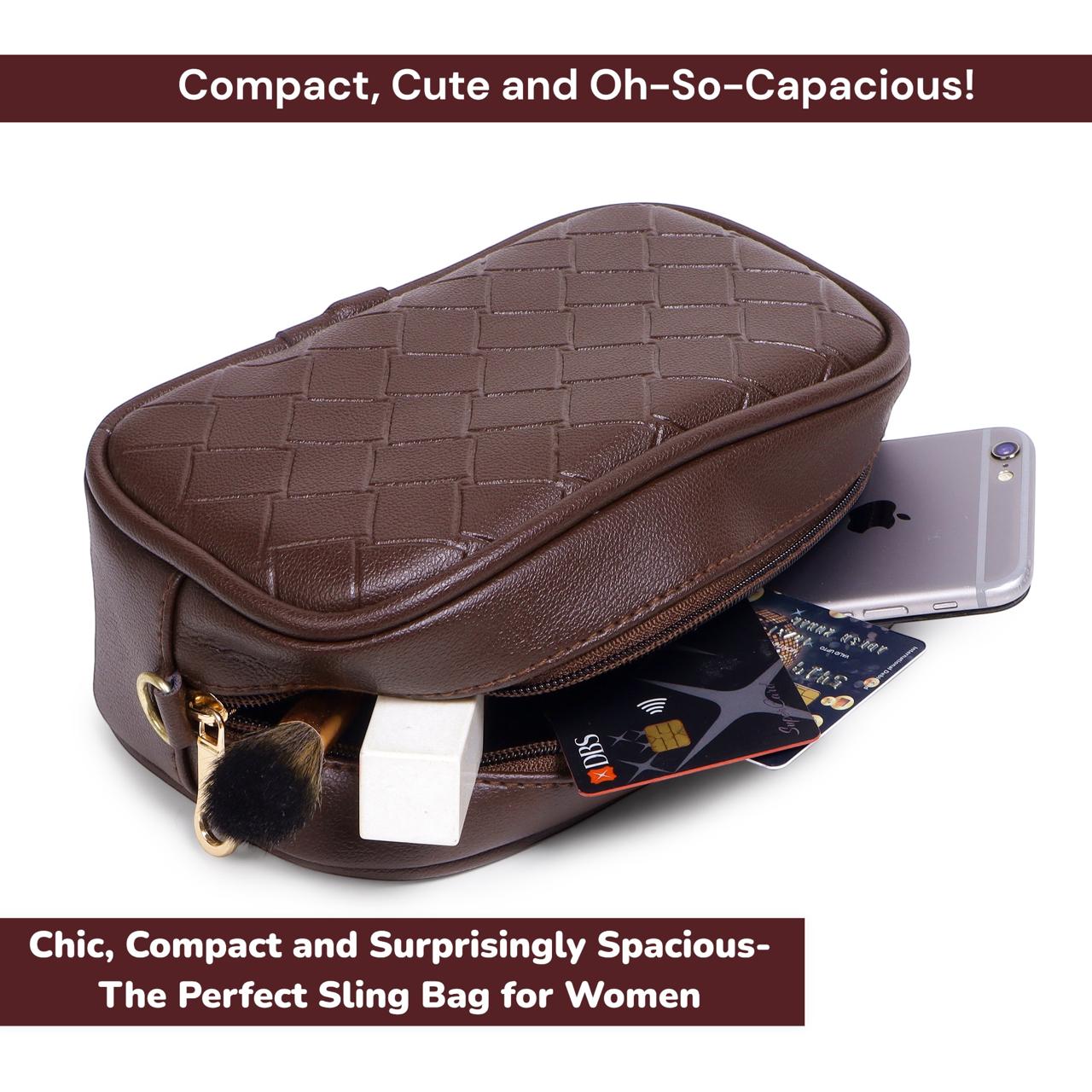Everyday Carry Emboss Sling Bag. (2 in 1)