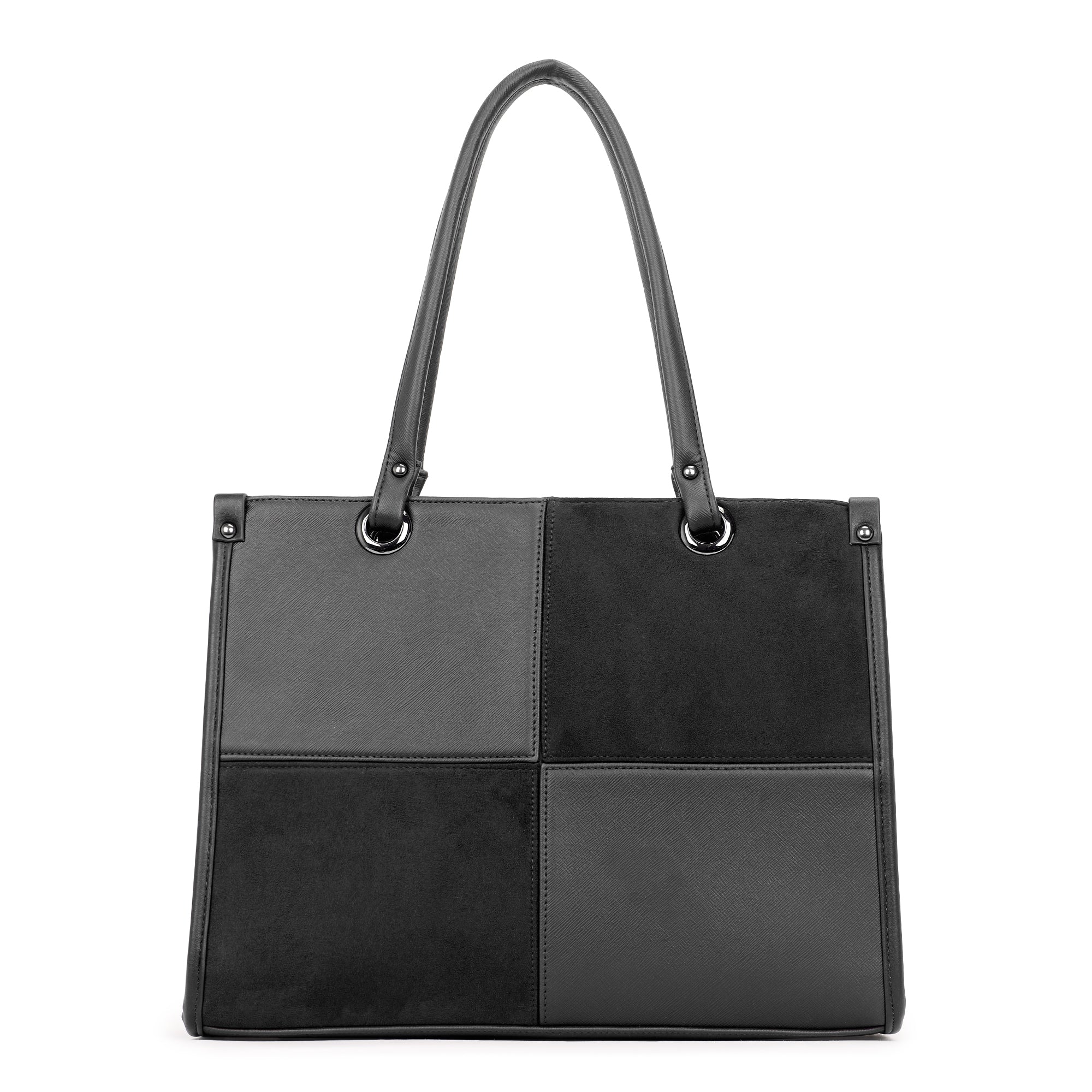 Hazel Suede Tote Bag. (15.5" inch)
