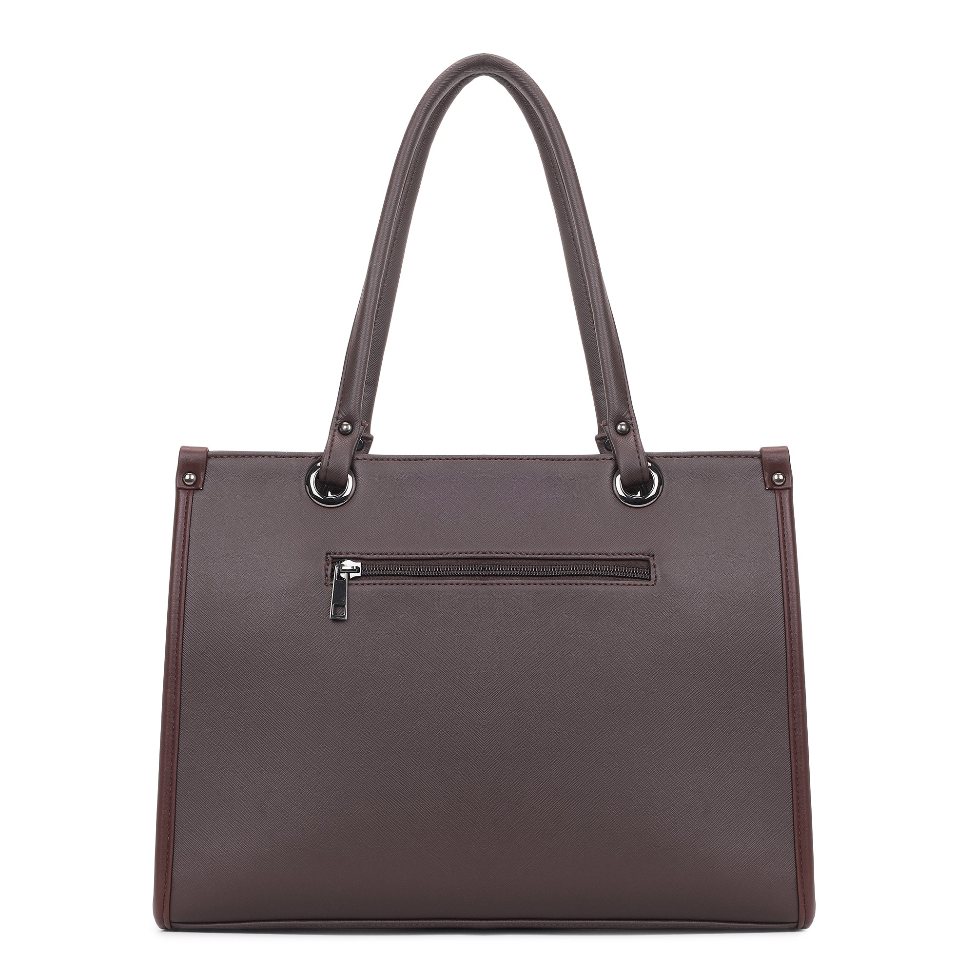 Hazel Suede Tote Bag. (15.5" inch)