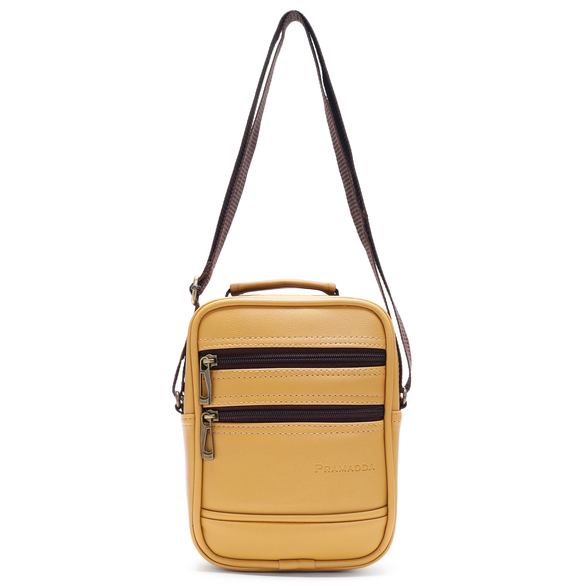Double Zip Sling bag for men