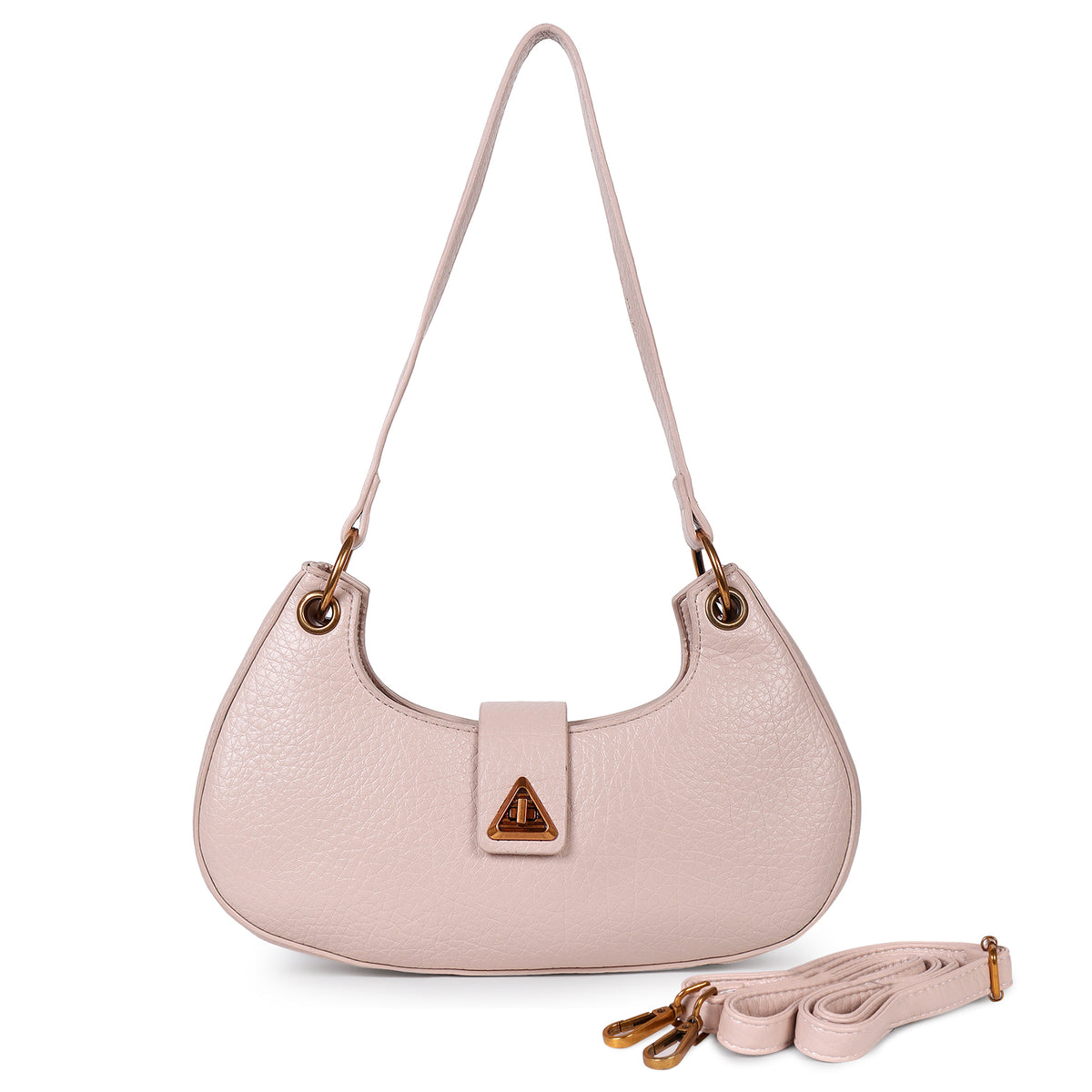 Classic Nude Pink Miranda Shoulder Bag