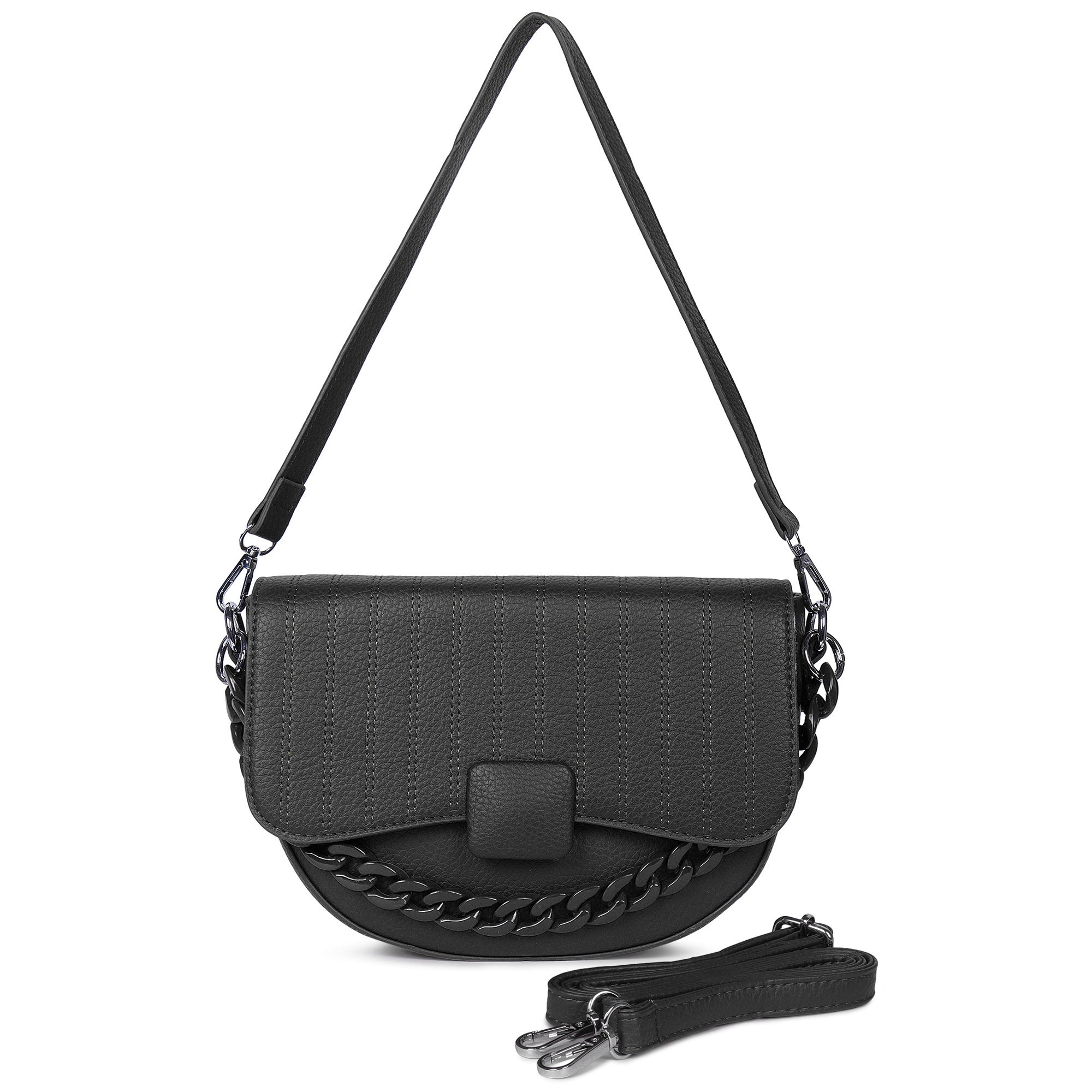 Classic Black Charlie Sling bag for woman