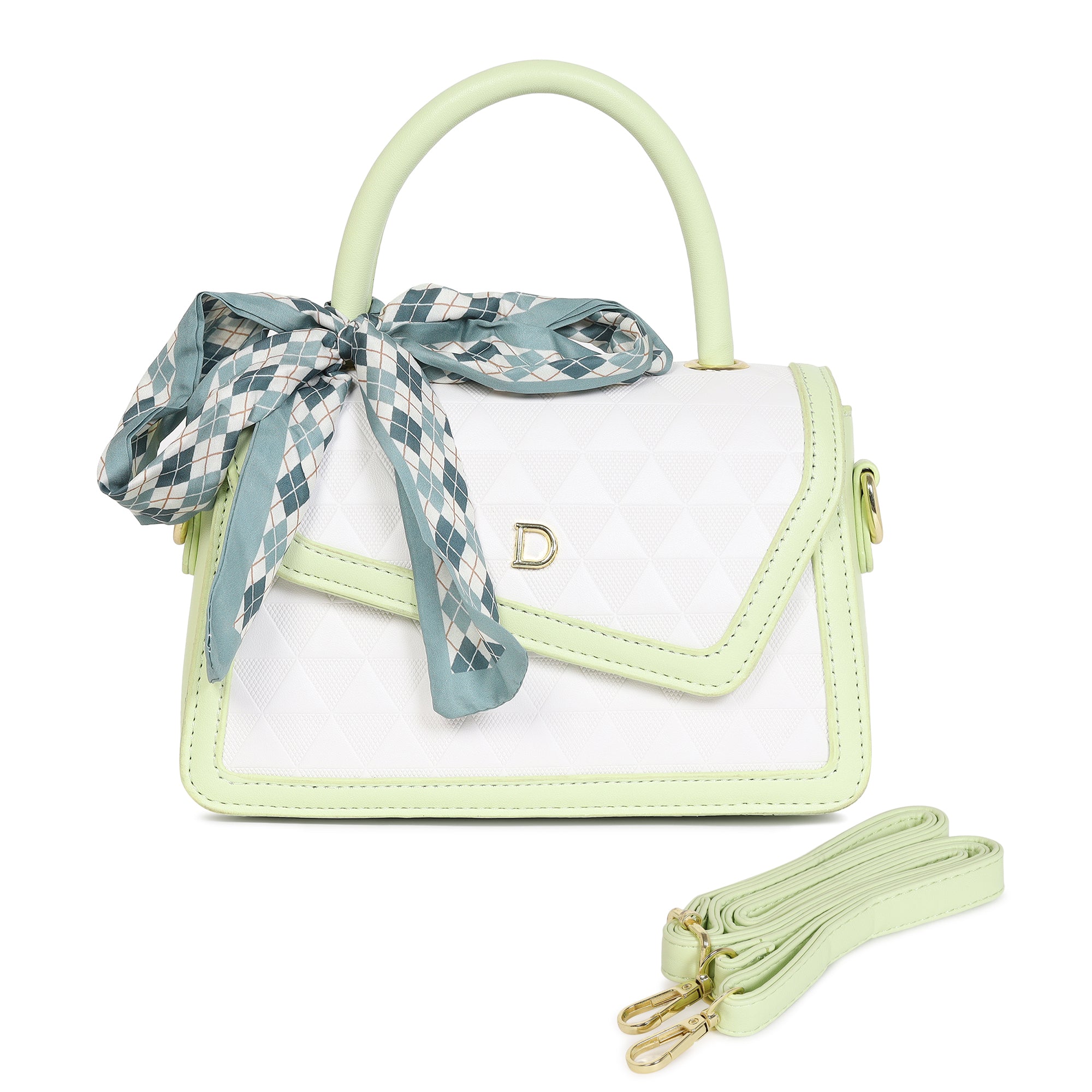 Mint Green Daisy Sling bag for woman