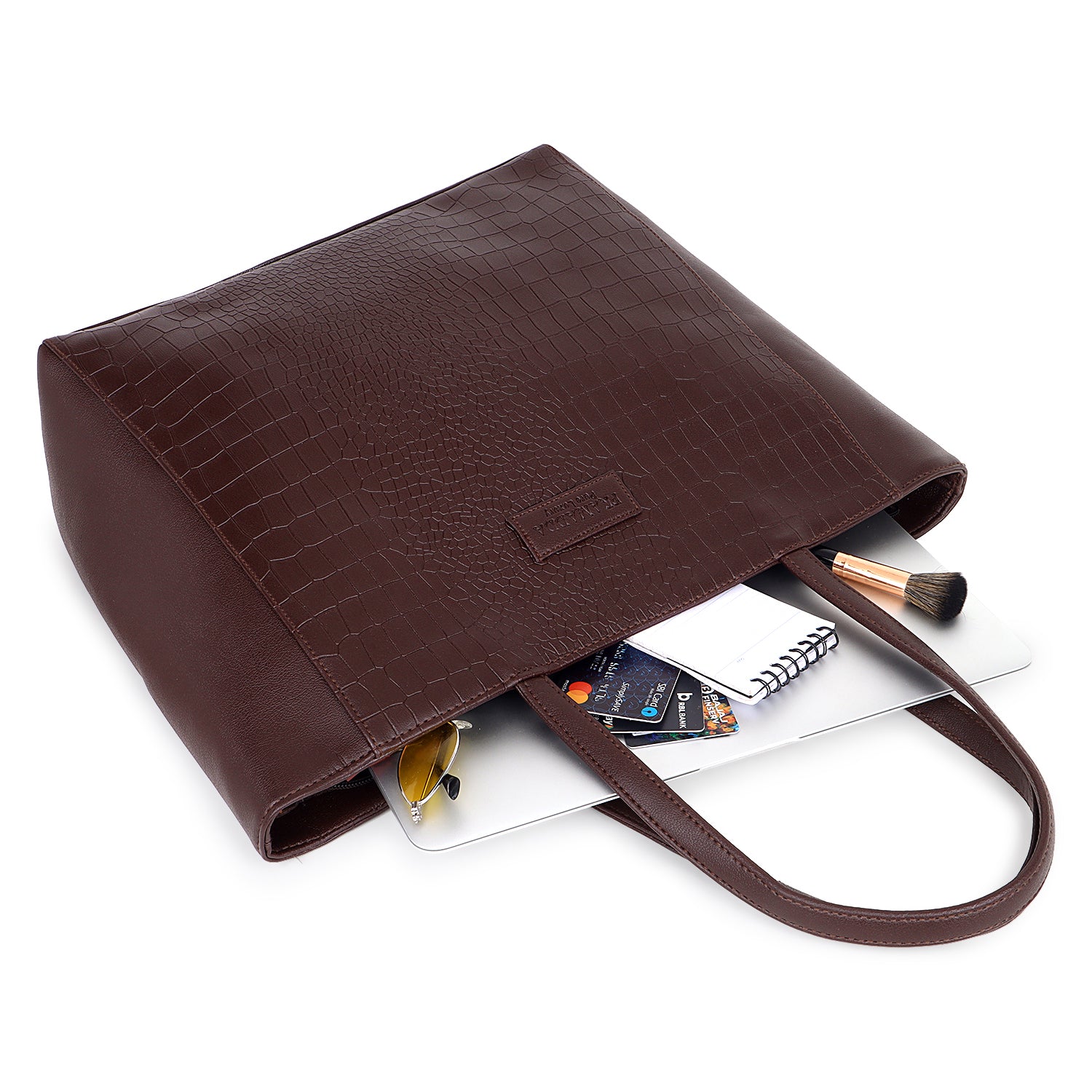 Fiona Croco Leather Tote Bag (16"inch)