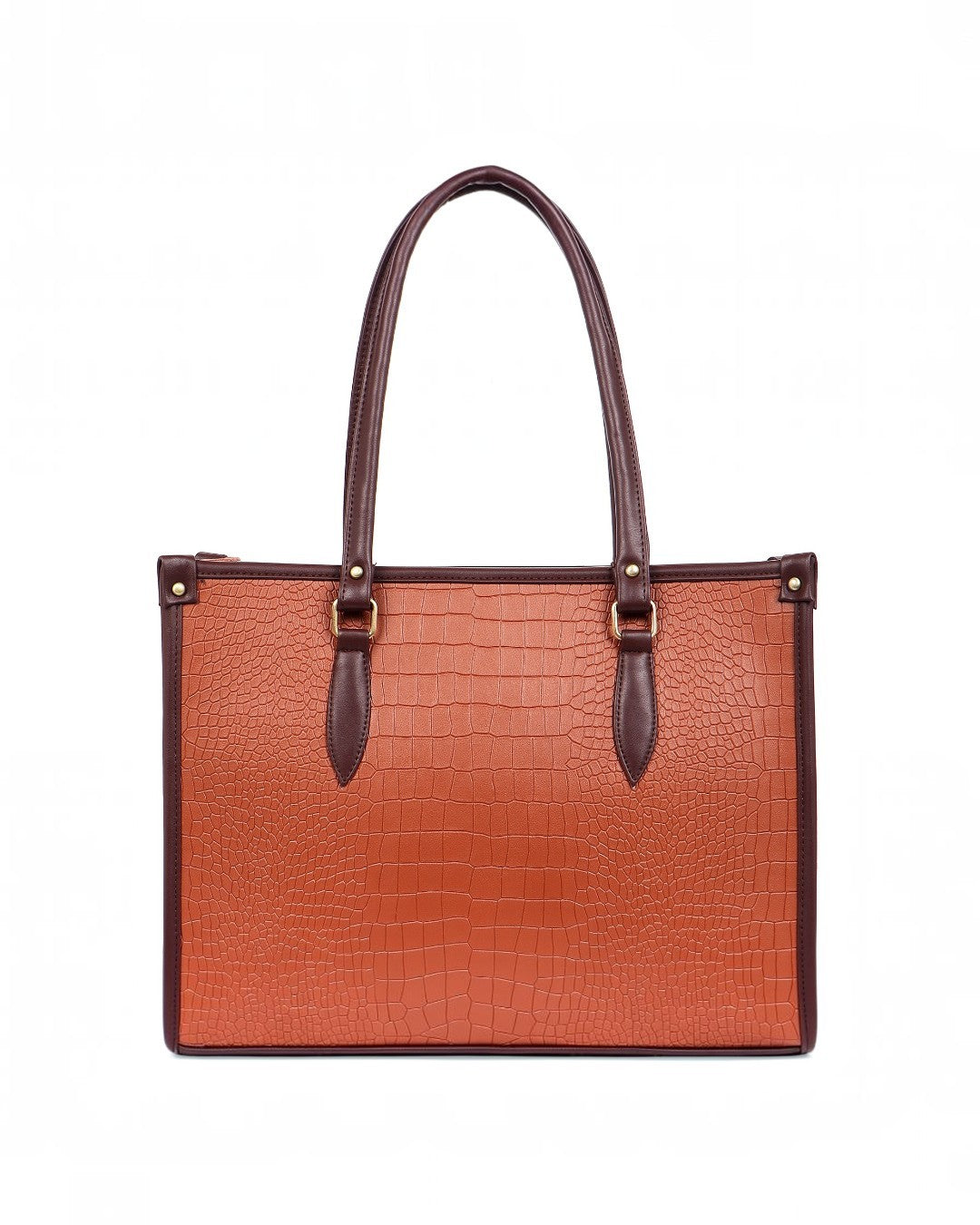 Bianca Croco Leather Tote Bag