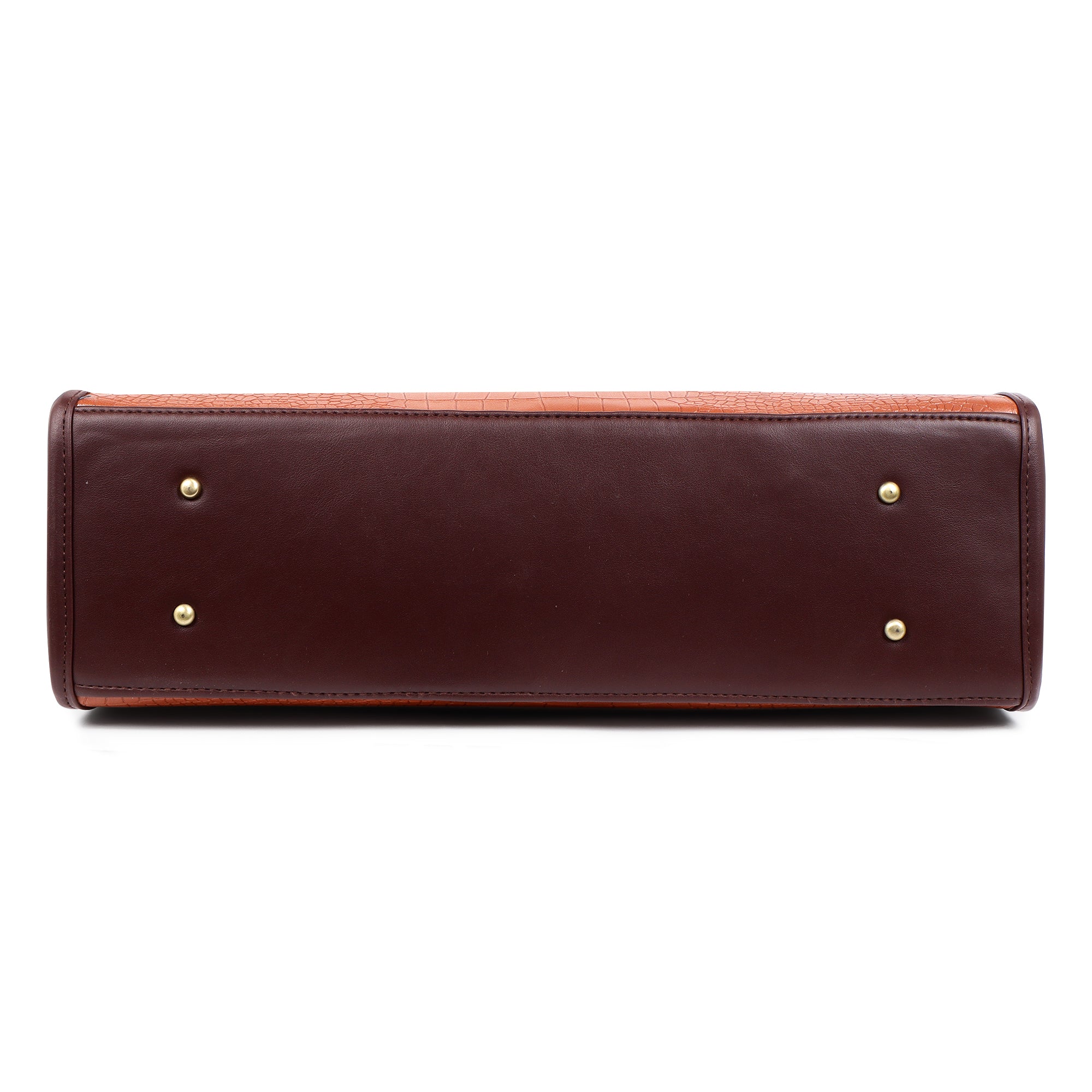 Bianca Croco Leather Tote Bag