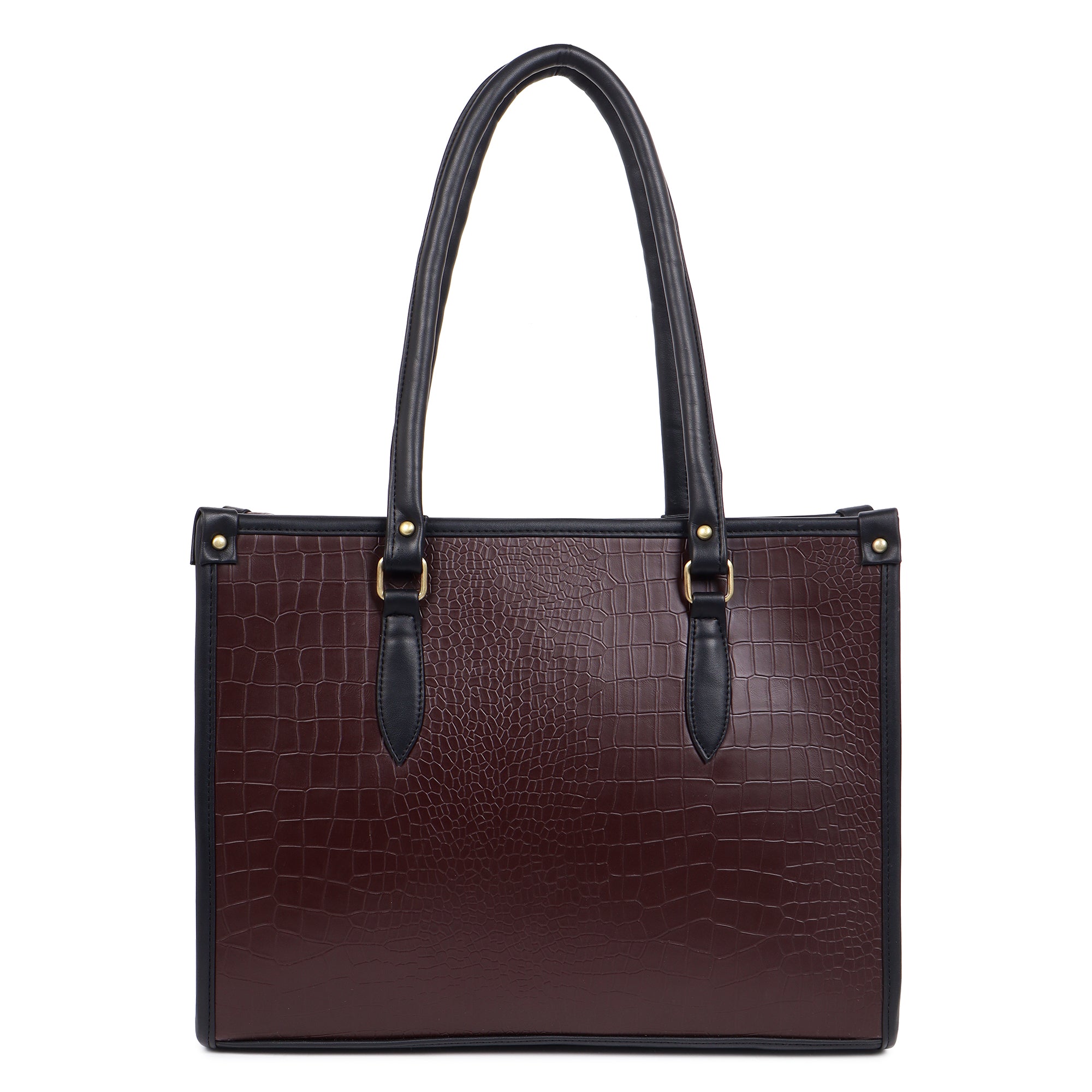 Bianca Croco Leather Tote Bag