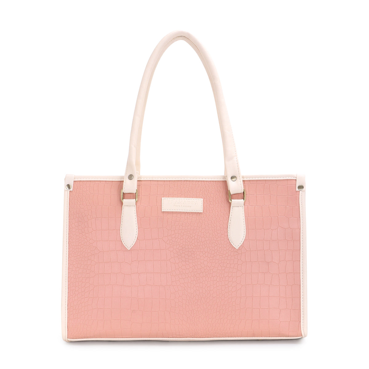 Bianca Tote in Blush Ivory + Brown Dona Sling (Limited Drop)