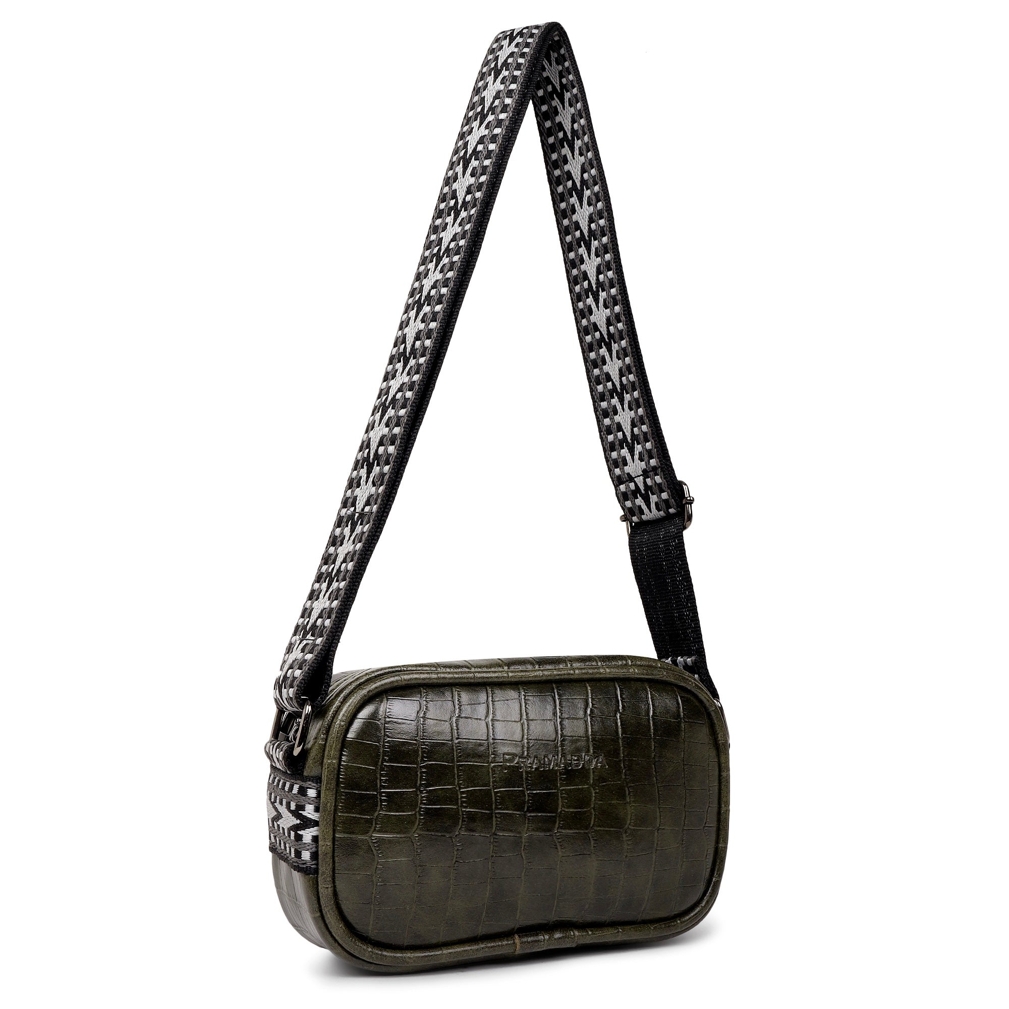Dona broad belt sling bag for woman