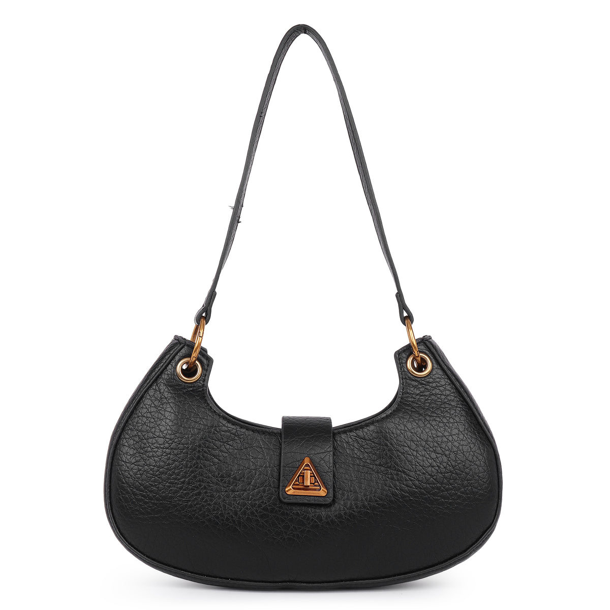Classic Black Miranda Shoulder Bag for women