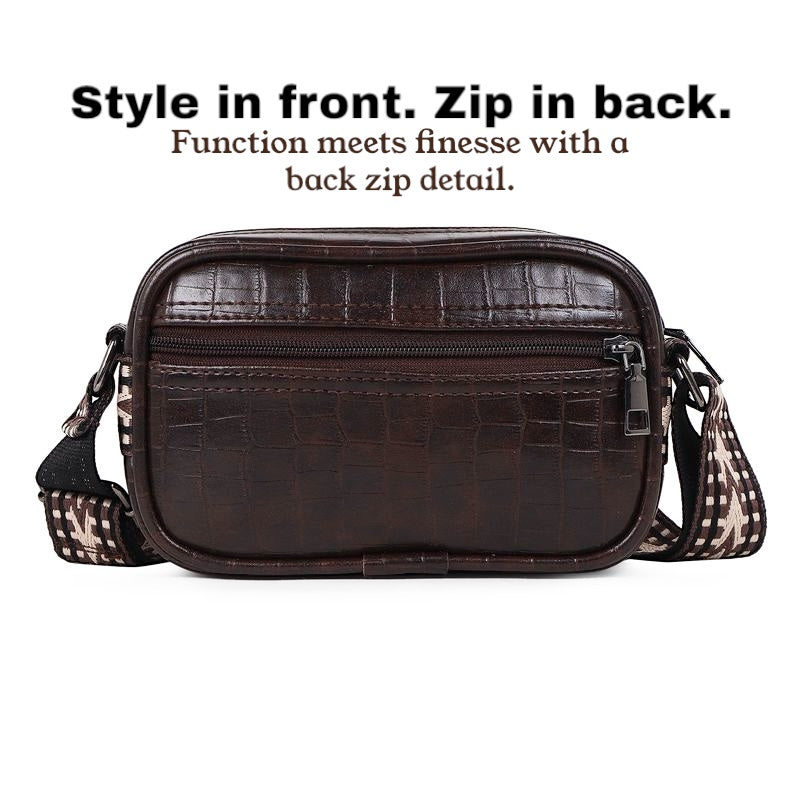 Dona broad belt sling bag for woman