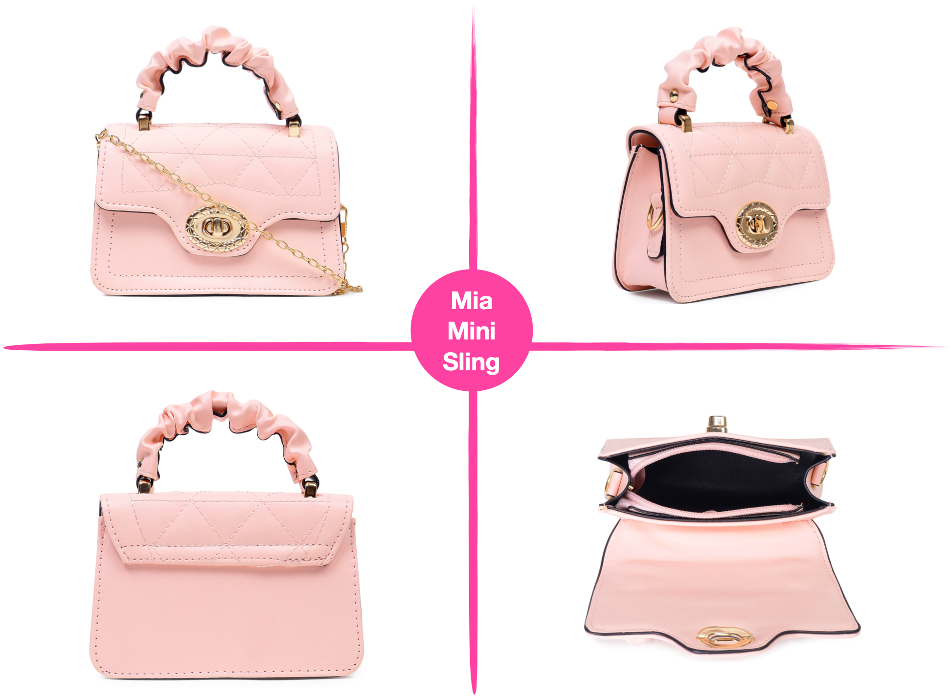 Mia Bella Sling Bag Combo (Pack of 2)