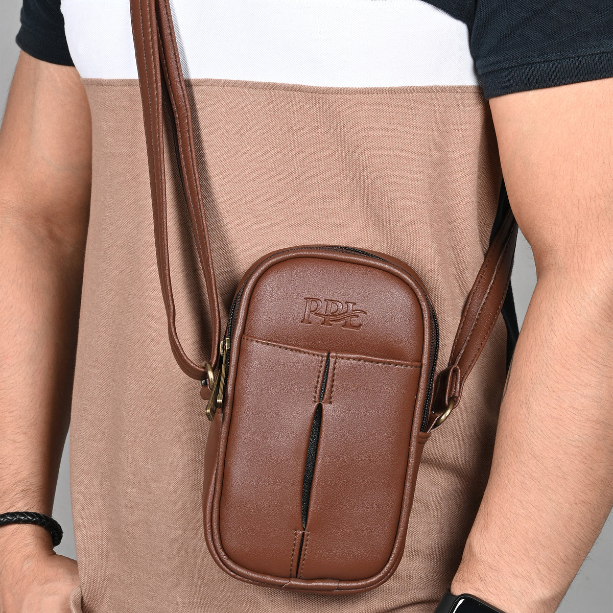 Pramadda Pure Luxury Stylish Square Crossbody Leather Sling Bag