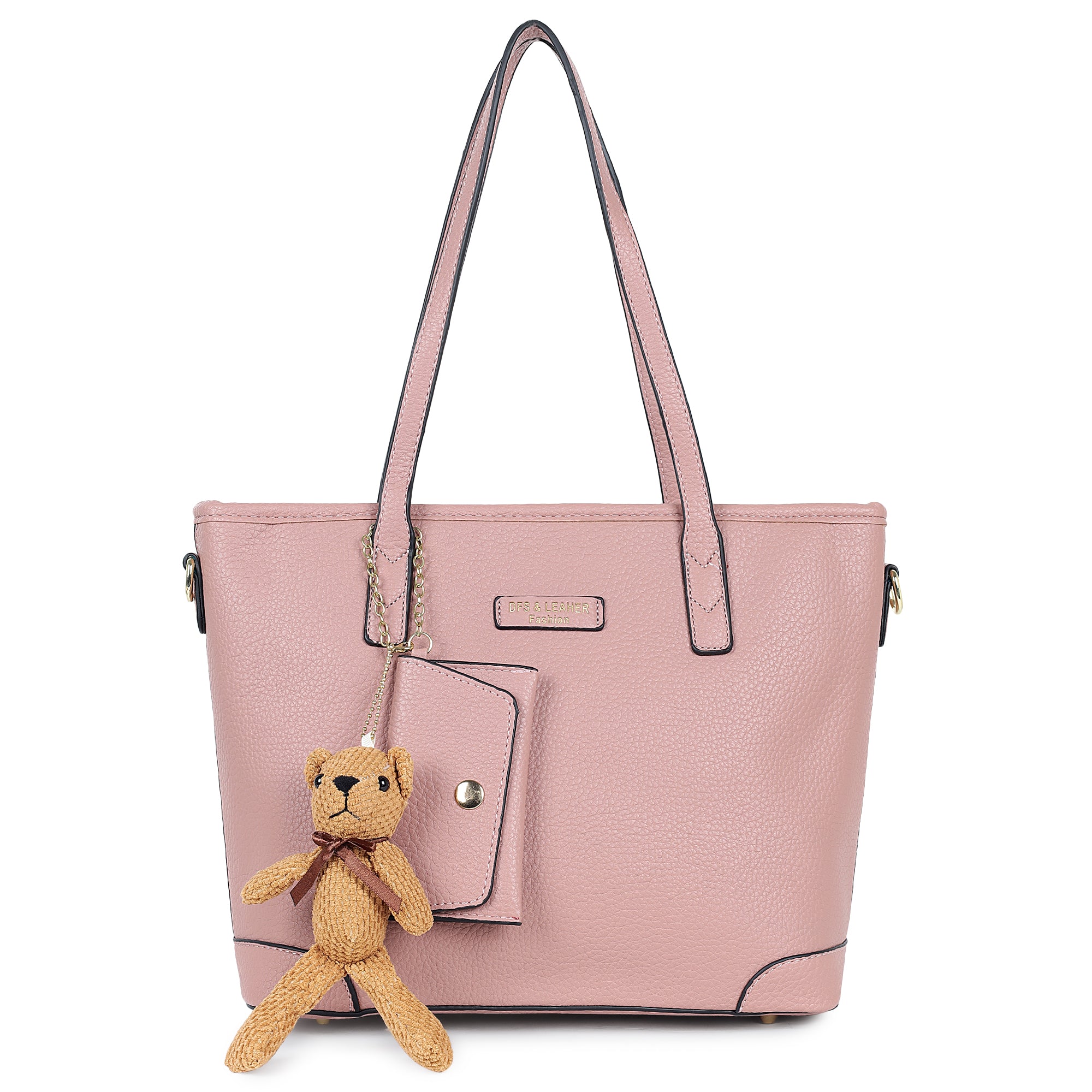 Peach Ivory Korean Tote Bag.