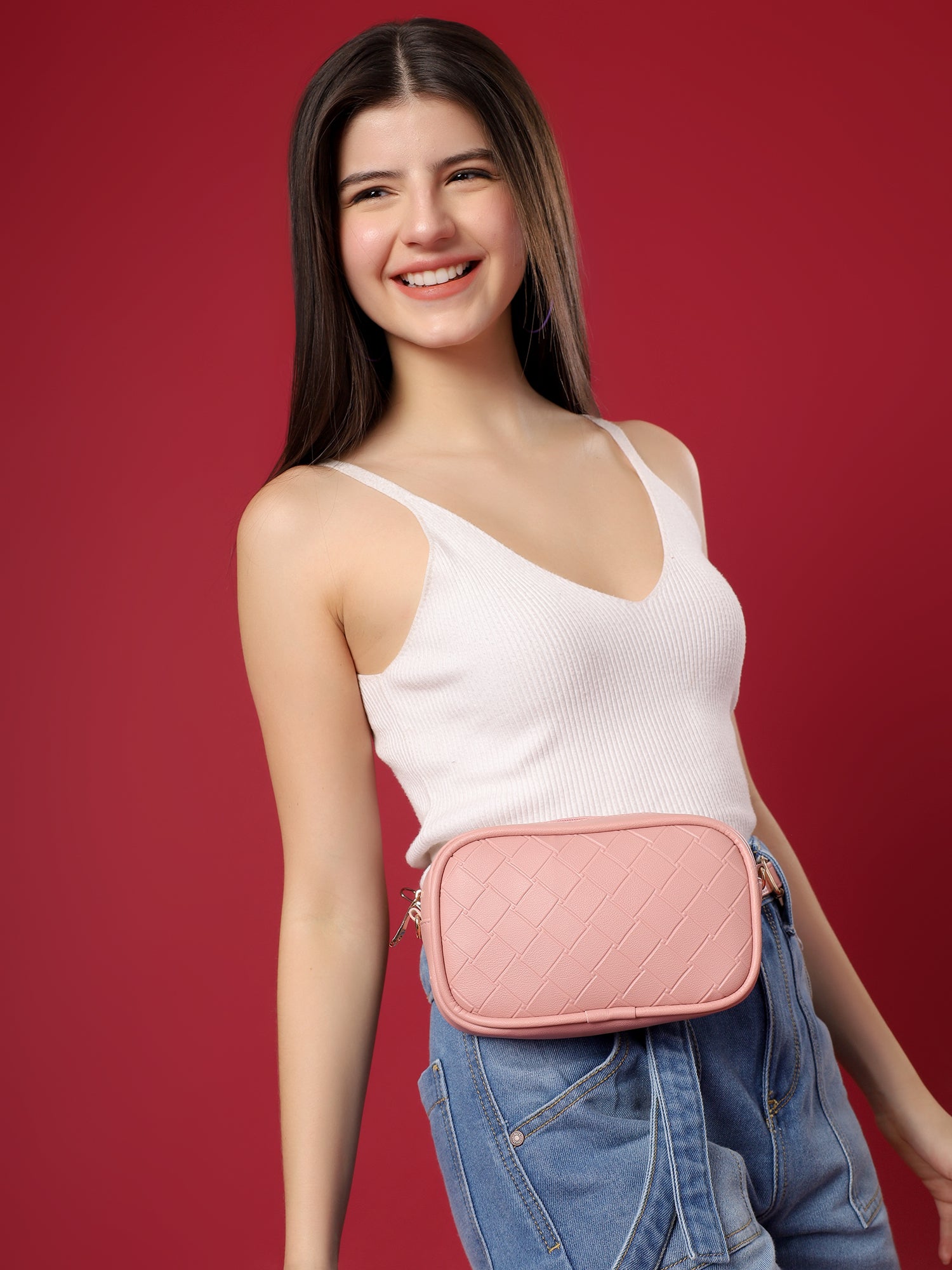 Everyday Carry Emboss Sling Bag. (2 in 1)