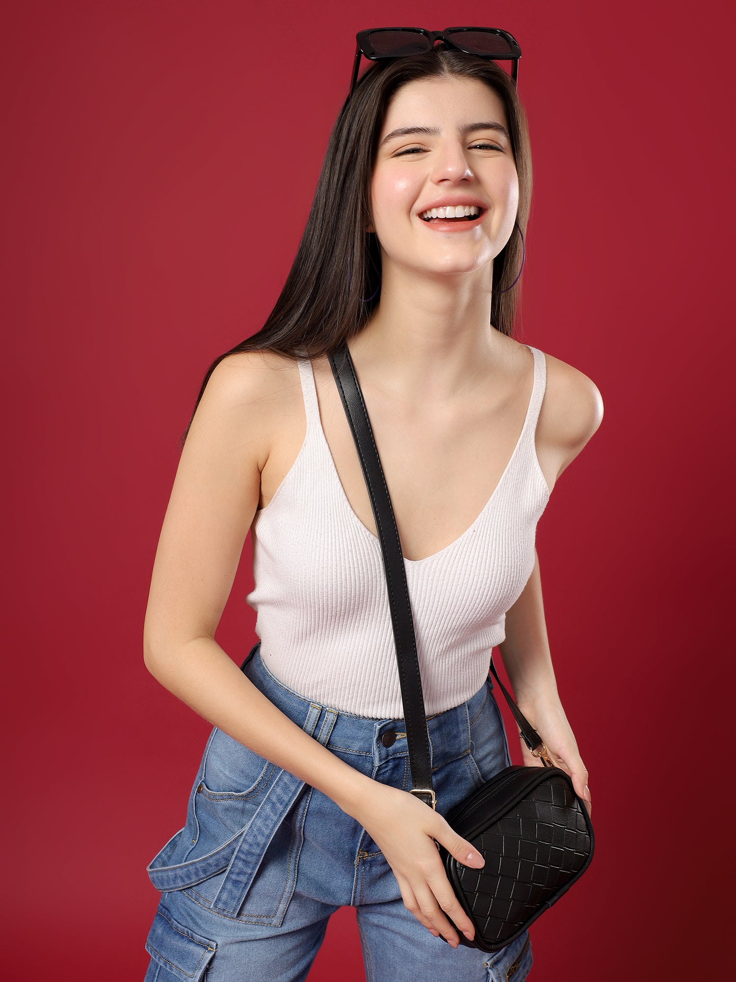 Everyday Carry Emboss Sling Bag. (2 in 1)
