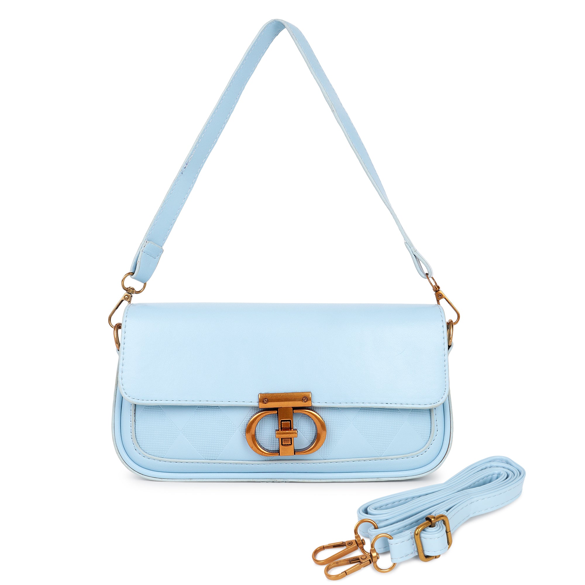 Summer Blue Cally Shoulder Bag