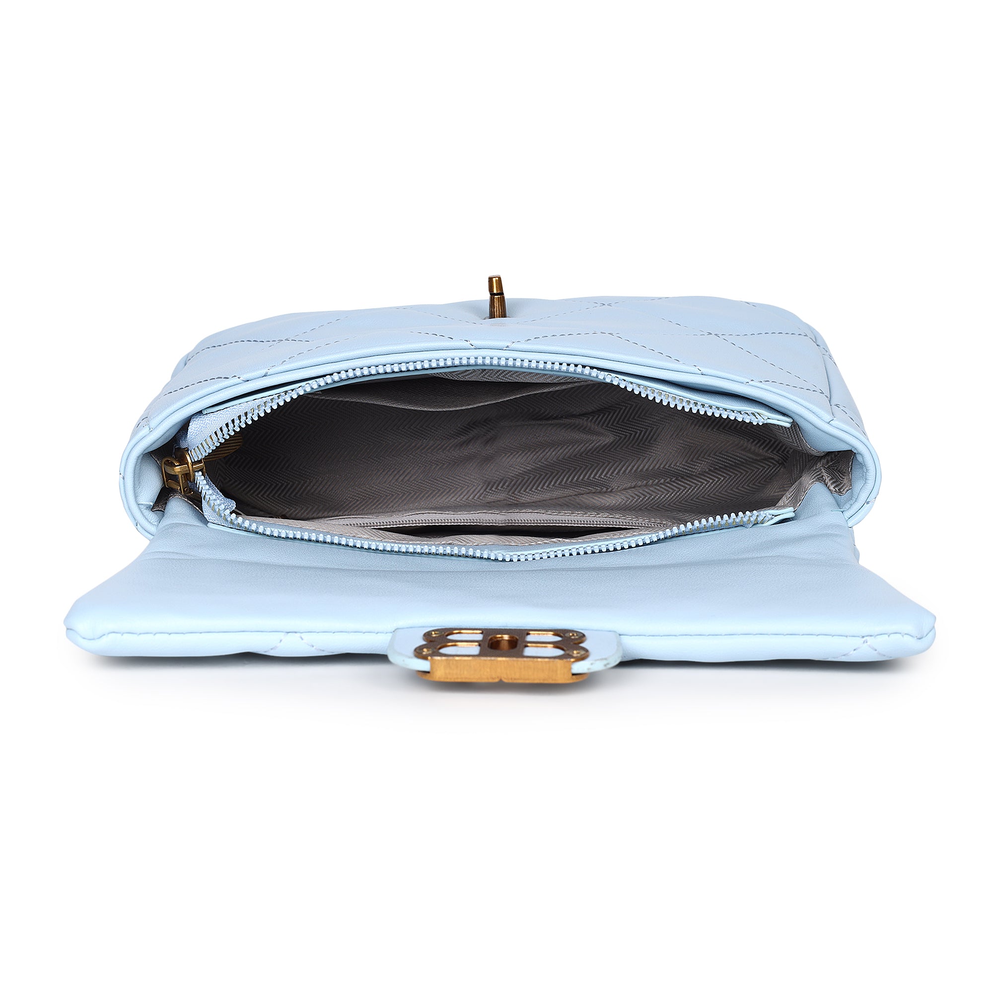 Black Bianca Tote Bag + Summer Blue Bailey Shoulder Bag