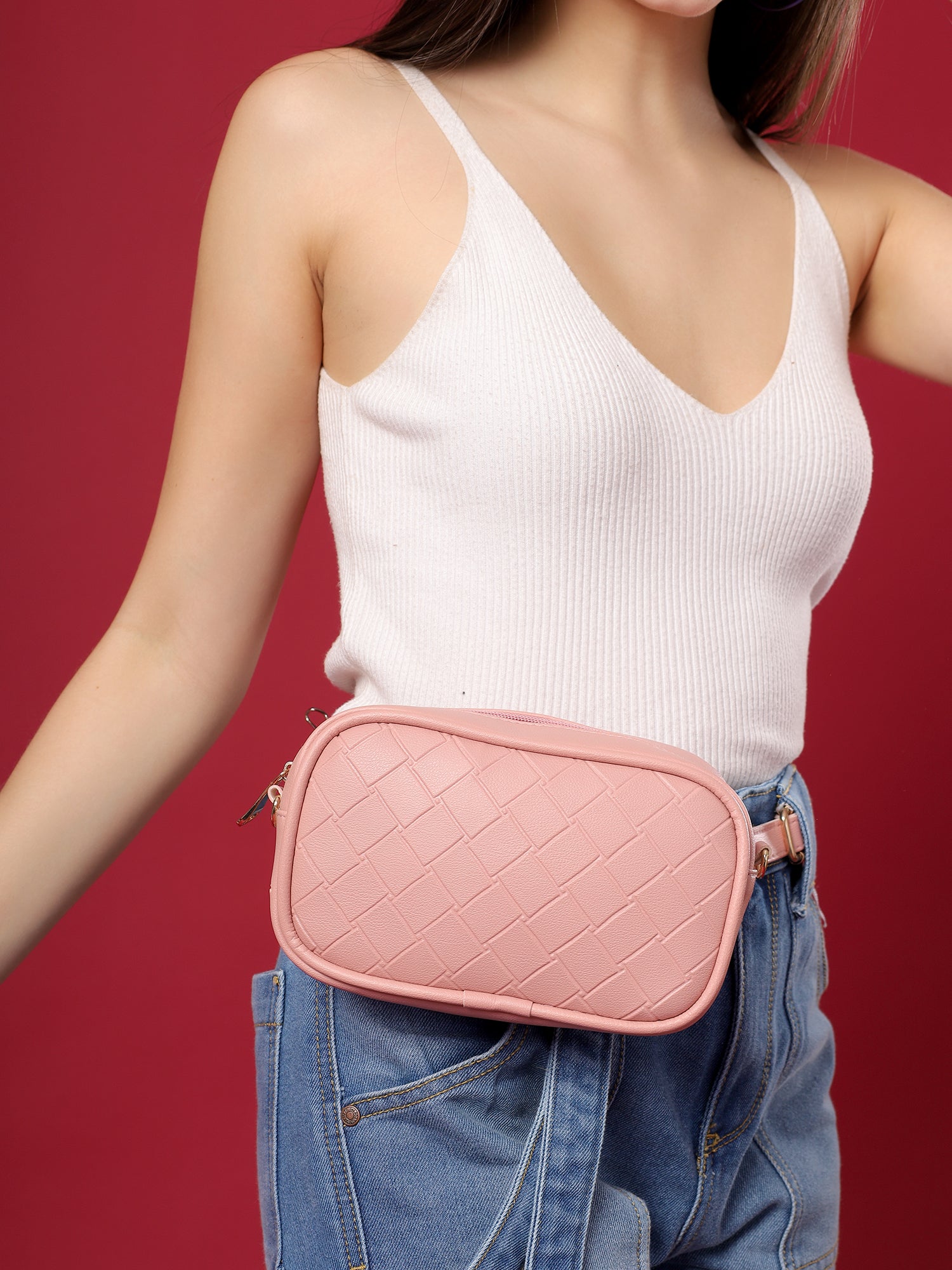 Everyday Carry Emboss Sling Bag. (2 in 1)