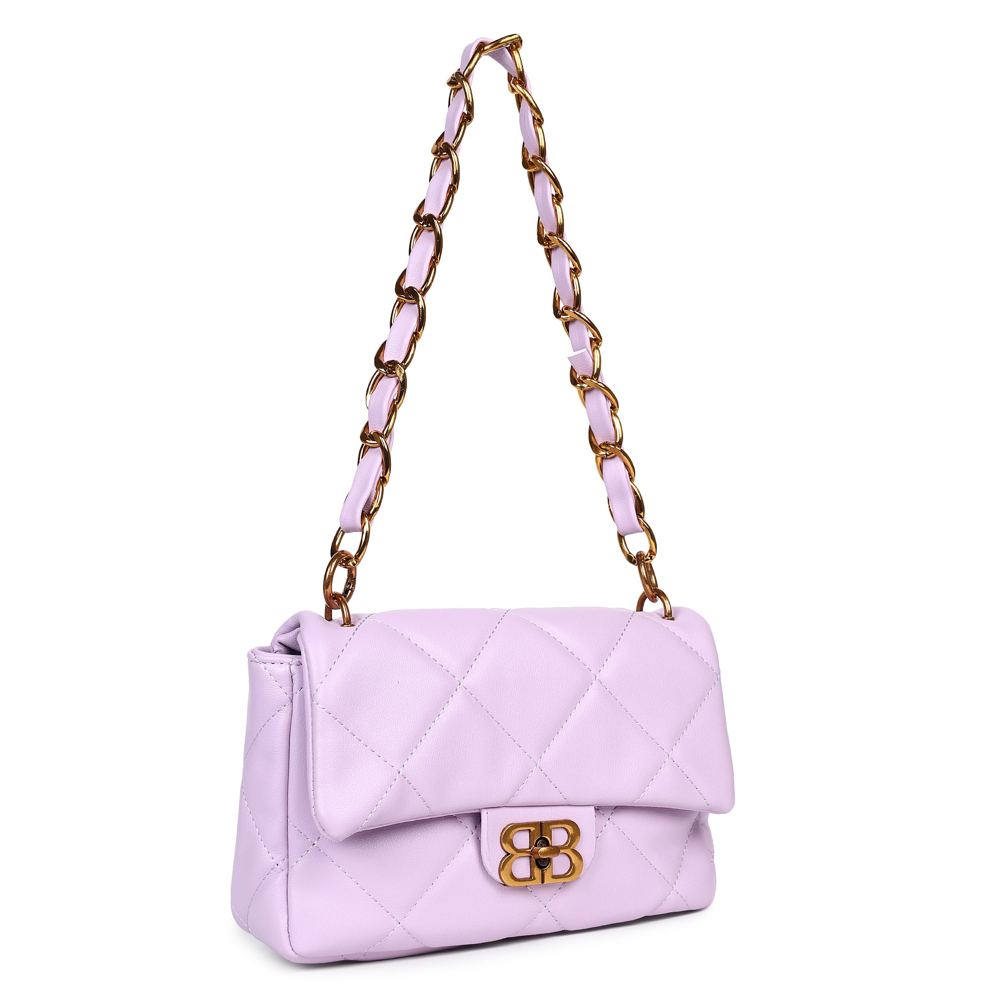 Black Bianca Tote Bag + Lilac Bailey Shoulder Bag