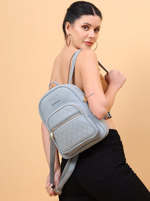 Snow Grey Camila Backpack for Women