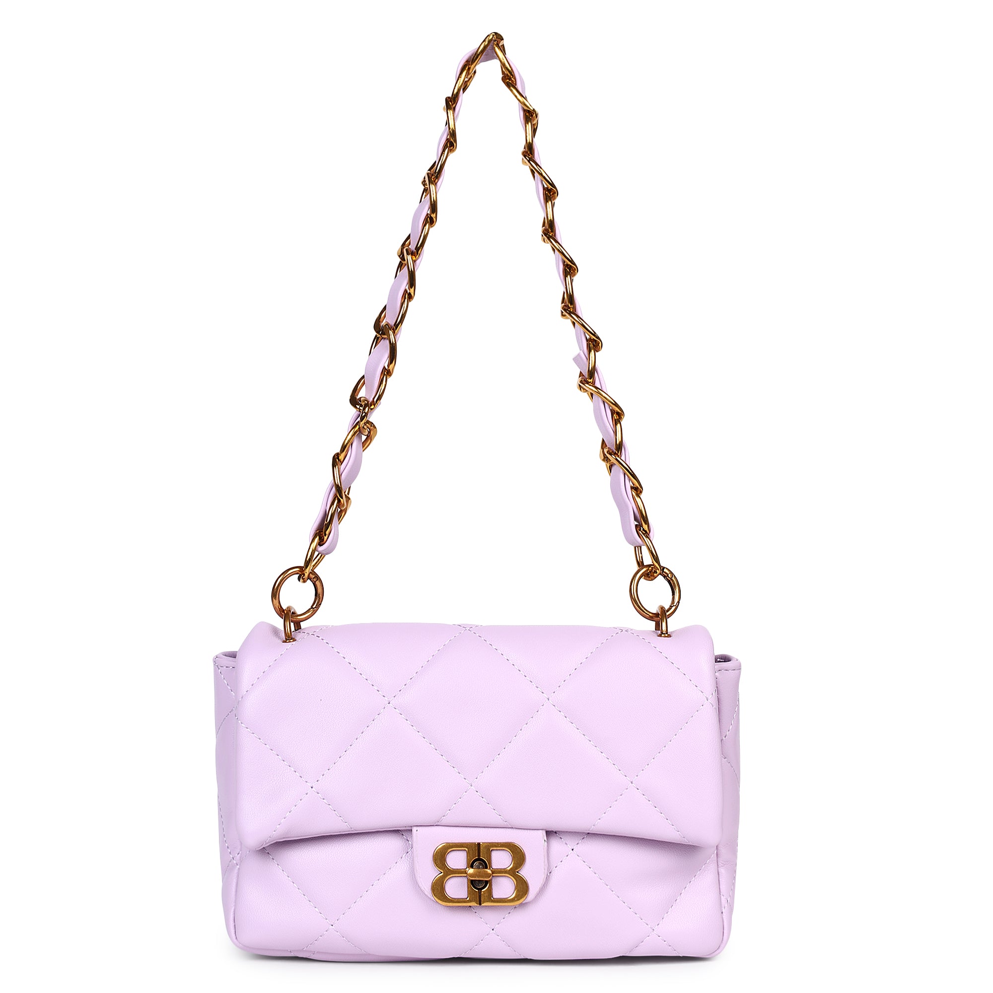 Black Bianca Tote Bag + Lilac Bailey Shoulder Bag