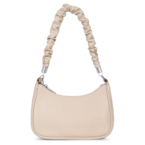 Elegant Mia baguette sling crossbody bag with coin pouch.