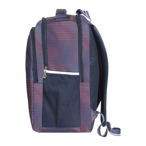Lappee Printed Dark Blue Casual Girls Backpack 36L | School College Office Travel.