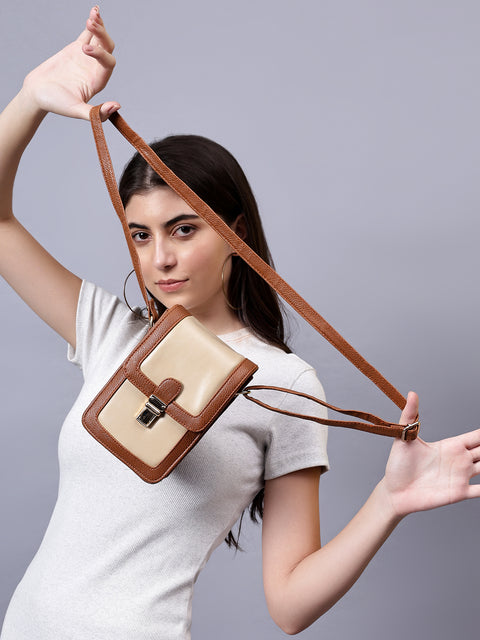 Royal Tan Julia Sling Bag For Women