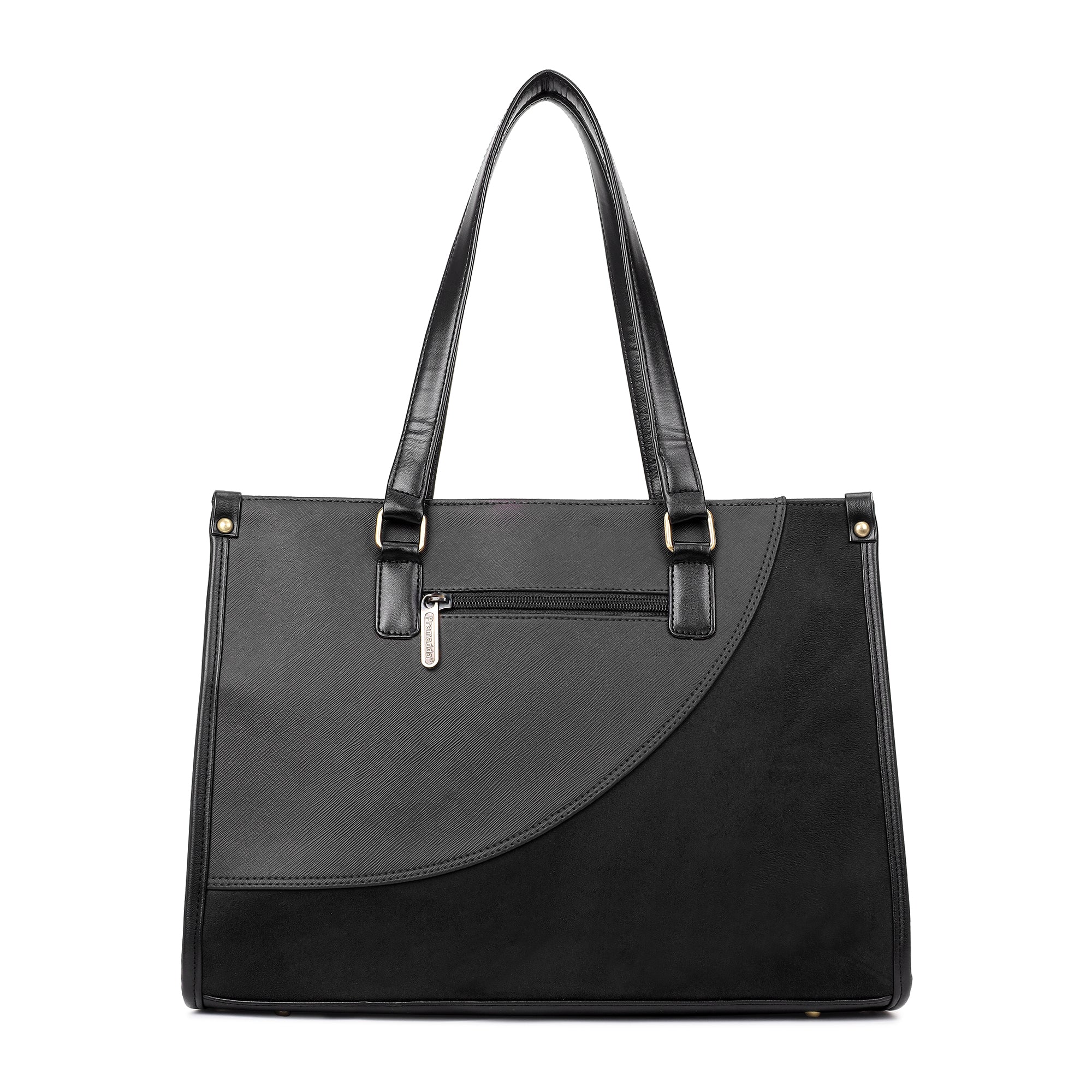Classic Sophia Suede Tote Bag (15.5" Inch)