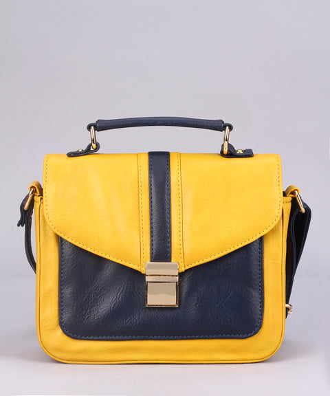 Elegant Yellow Rachel Purse For Women.