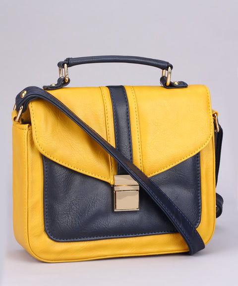 Elegant Yellow Rachel Purse For Women.