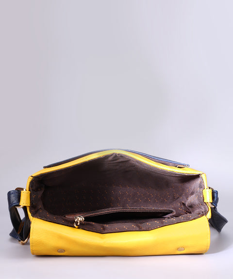 Elegant Yellow Rachel Purse For Women.