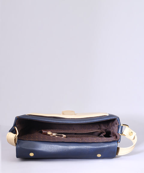 Elegant Navy Blue Rachel Mobile Sling Bag for women
