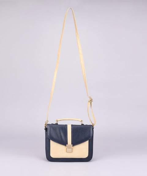 Elegant Navy Blue Rachel Mobile Sling Bag for women