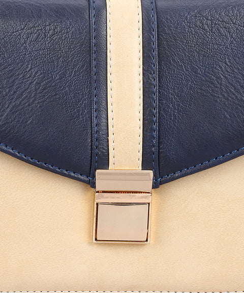 Elegant Navy Blue Rachel Mobile Sling Bag for women